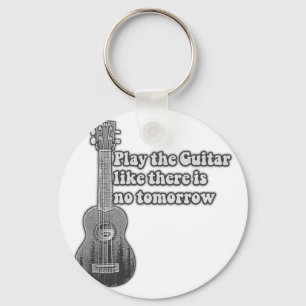 Llavero Toca la guitarra como si no hubiera mañana