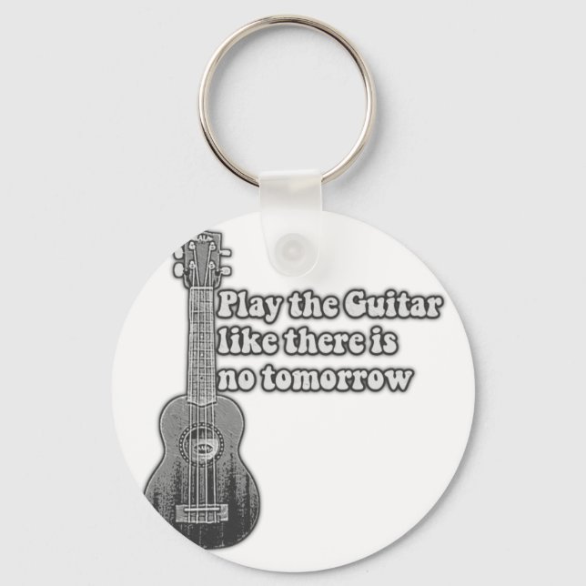 Llavero Toca la guitarra como si no hubiera mañana (Anverso)