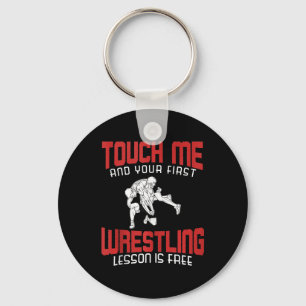 Llavero Tócame tu primera lección de lucha libre regalo di