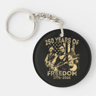 Llavero Tocar la guitarra 4 de julio 250 aniversario