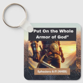 Llavero Toda la armada de Dios - Cadena clave Metalizado c