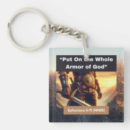 Llavero Toda la armería de Dios - Keychain acrílico