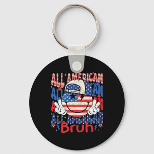 Llavero Toda La Familia Americana Bruh Matching 4 De Julio