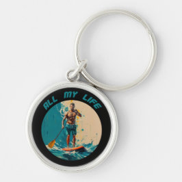 Llavero Toda mi vida es surf de pádel