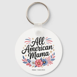 Llavero Todas las cadenas de claves de Mamá Americana