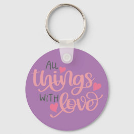 Llavero Todas las cosas con Love Keychain