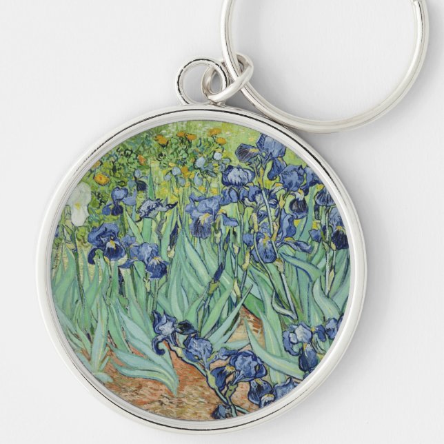 Llavero Todavía de Van Gogh vida: Florero con los iris (Frente)