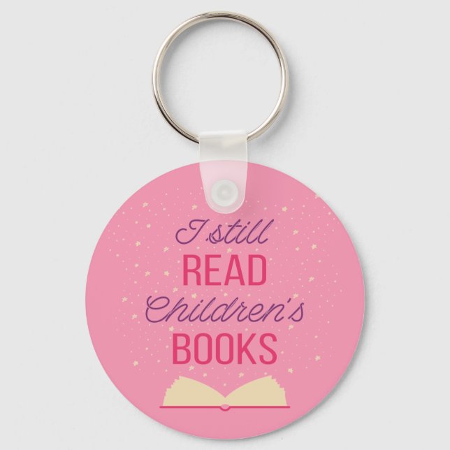 Llavero Todavía leo libros para niños III (Anverso)