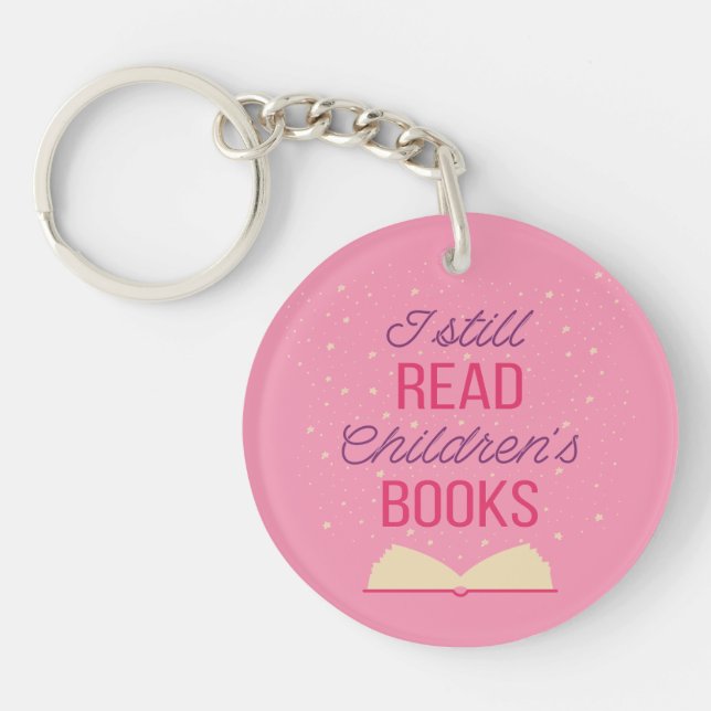 Llavero Todavía leo libros para niños III (Frente)