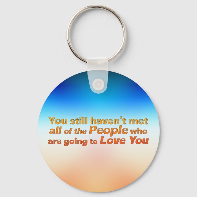 Llavero Todavía no te has conocido... (Anverso)