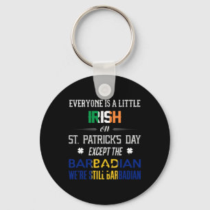Llavero Todavía somos barbadenses en el Día de San Patrici