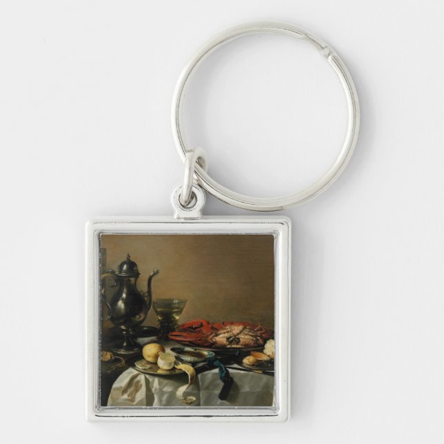 Llavero Todavía vida, 1643 (aceite en el panel) (Frente)