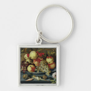 Llavero Todavía vida con la fruta, las flores y los