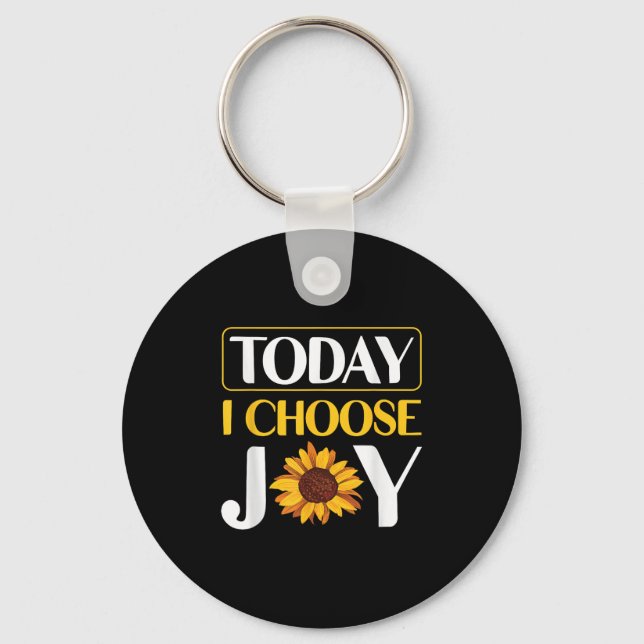 Llavero Today I Choose Joy  (Anverso)
