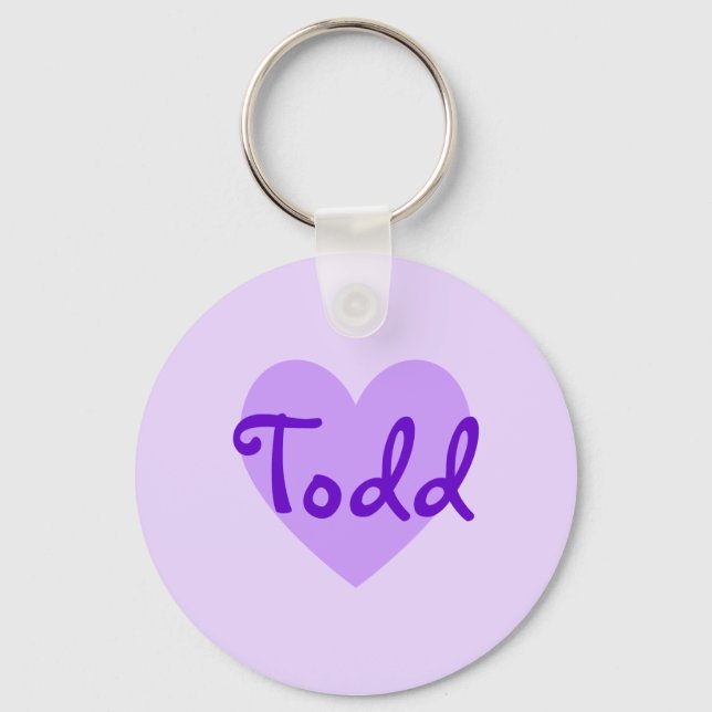 Llavero Todd en morado (Anverso)
