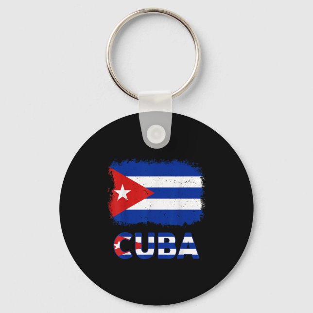 Llavero Toddler White Cuban La Cubanita Cuba Flag Hispanic (Anverso)