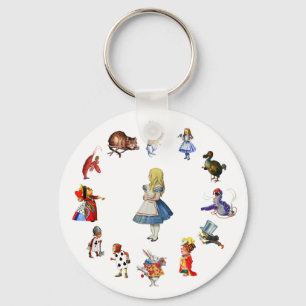 LLAVERO TODO ALREDEDOR DE ALICE EN WONDERLAND