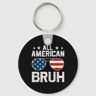 Llavero Todo americano hermano chicos patrióticos 4 de jul