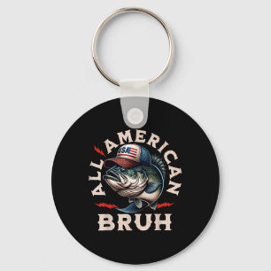 Llavero Todo americano hermano patriótico B Fish 4 de juli