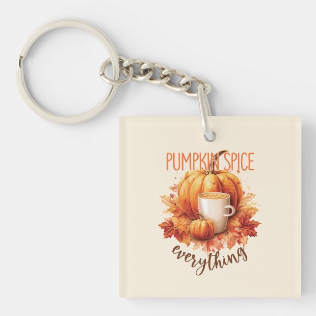 Llavero Todo el mundo de las especias de calabaza - Foliag (Frente)