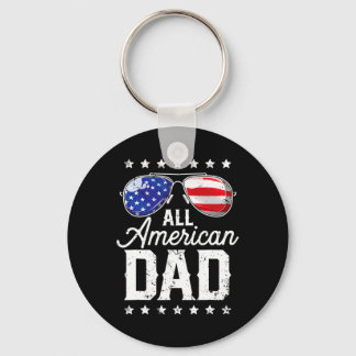 Llavero Todo el padre americano del día de la independenci