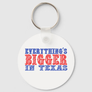 Llavero Todo es más grande en Texas