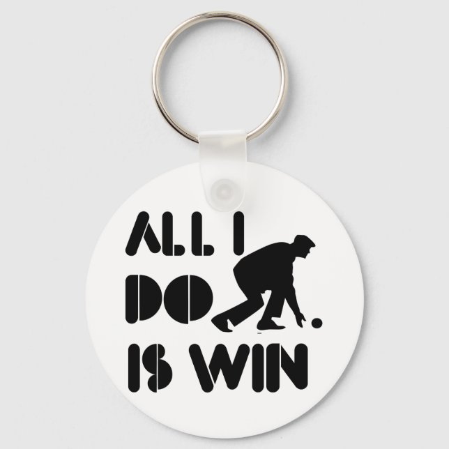 Llavero Todo Lo Que Hago Es Ganar En La Bola De Césped (Anverso)