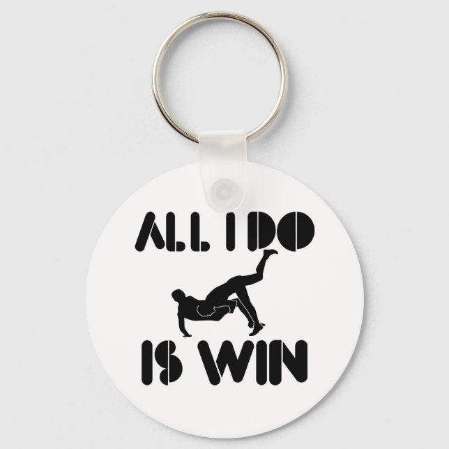 Llavero Todo Lo Que Hago Es Ganar En La Lucha Greco-Romana (Anverso)