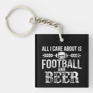 Llavero Todo Lo Que Me Importa Es Fútbol Y Cerveza