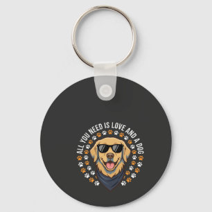 Llavero Todo lo que necesitas es amor y un perro_1