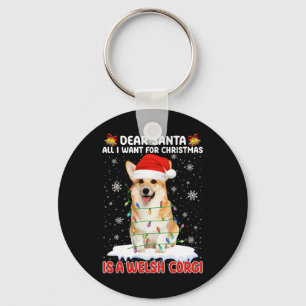 Llavero Todo Lo Que Quiero De Los Navidades Es Un Corgi Sa