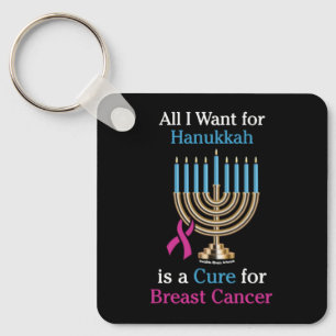 Llavero Todo lo que quiero para Hanukkah... Cáncer de mama
