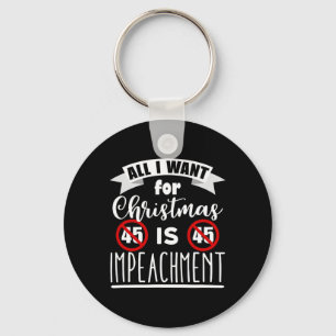 Llavero Todo lo que quiero para Navidad es el impeachment