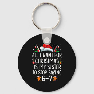 Llavero Todo lo que quiero para Navidad es que mi hermana 