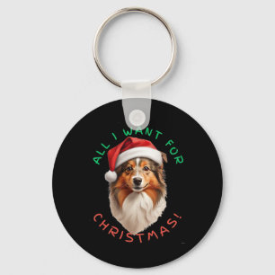 Llavero ¡Todo Lo Que Quiero Para Navidades! Para Shetland