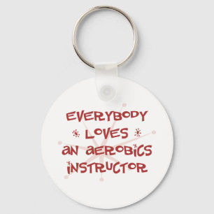 Llavero Todos ama a un instructor de los aeróbicos