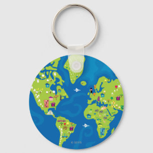 Llavero Todos en todo el mundo