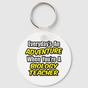 Llavero Todos los días es una aventura... profesor de biol