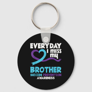 Llavero Todos los días extraño a mi hermano Prevención del