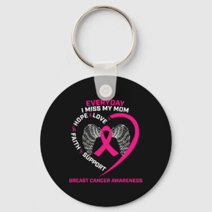 Llavero Todos los días extraño a mi mamá el cáncer de mama