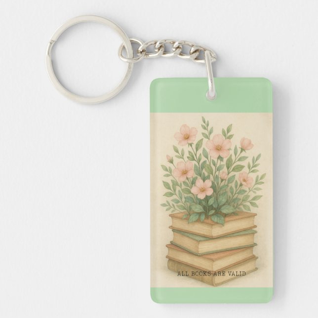 Llavero Todos los libros son una llave válida (Frente)