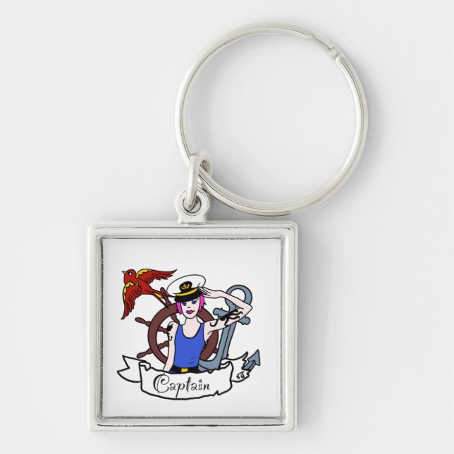 Llavero Todos los marineros LGBTQ enarbolan postal (Frente)