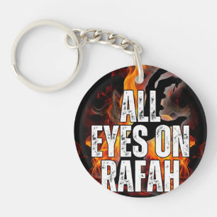 Llavero TODOS LOS OJOS EN RAFAH - Masacre palestina de Raf