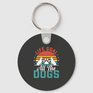 Llavero Todos Los Perros Amante De Perros Retro