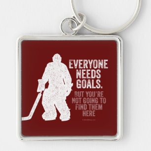 Llavero Todos necesitan objetivos (hockey)