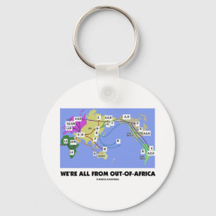 Llavero Todos somos de fuera de África (Haplogroup)