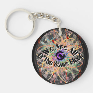 Llavero Todos somos de la misma unidad de sangre