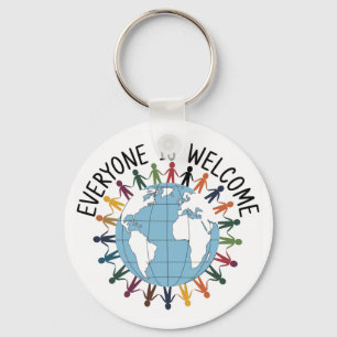 Llavero Todos son bienvenidos