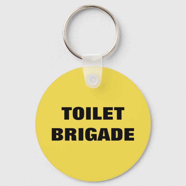 LLAVERO TOILET BRIGADE (Anverso)