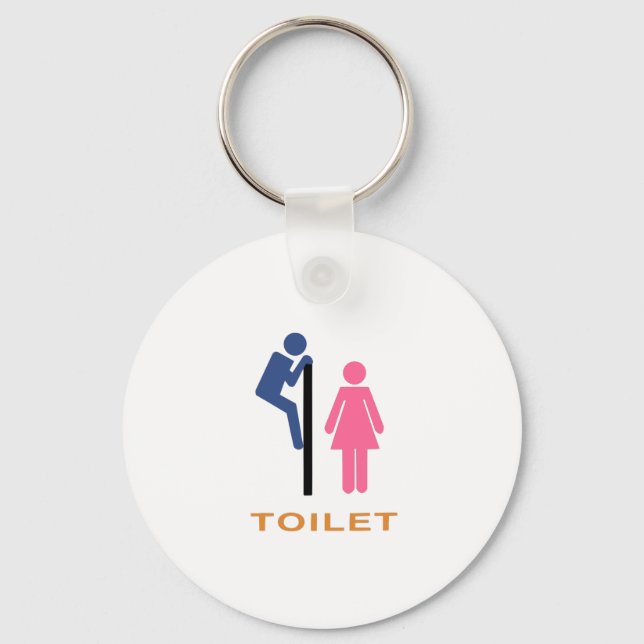 Llavero Toilet Peaking (Anverso)